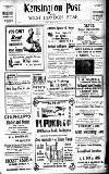 Kensington Post Friday 16 January 1920 Page 1