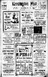 Kensington Post Friday 18 June 1920 Page 1