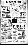 Kensington Post Friday 20 August 1920 Page 1