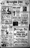 Kensington Post Friday 21 January 1921 Page 1