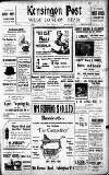 Kensington Post Friday 22 April 1921 Page 1