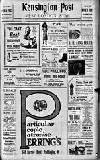 Kensington Post Friday 21 October 1921 Page 1