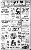 Kensington Post Friday 20 October 1922 Page 1