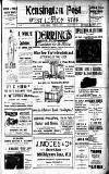 Kensington Post Friday 04 February 1927 Page 1