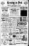 Kensington Post Friday 02 September 1927 Page 1