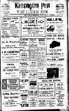 Kensington Post Friday 16 November 1928 Page 1