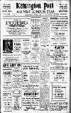 Kensington Post Friday 01 October 1937 Page 1