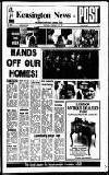 Kensington Post Thursday 19 February 1987 Page 1