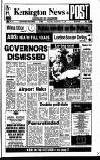 Kensington Post Thursday 17 September 1987 Page 1