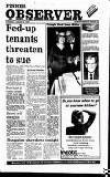 Pinner Observer Thursday 08 January 1987 Page 1