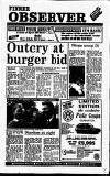 Pinner Observer Thursday 13 August 1987 Page 1