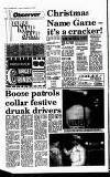 Pinner Observer Thursday 22 December 1988 Page 12