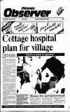 Pinner Observer Thursday 25 May 1989 Page 1