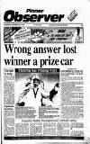 Pinner Observer Thursday 30 November 1989 Page 1