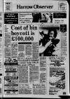 Harrow Observer Friday 26 June 1981 Page 1