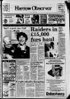Harrow Observer Friday 20 November 1981 Page 1