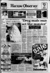 Harrow Observer Friday 15 January 1982 Page 1