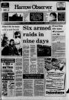 Harrow Observer Friday 05 February 1982 Page 1