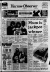 Harrow Observer Friday 05 March 1982 Page 1