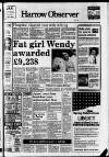 Harrow Observer Friday 20 January 1984 Page 1