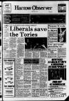 Harrow Observer Friday 27 January 1984 Page 1