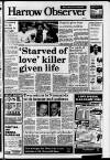 Harrow Observer Friday 08 June 1984 Page 1