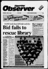 Harrow Observer Thursday 13 April 1989 Page 1