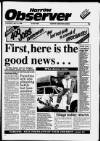 Harrow Observer Thursday 18 May 1989 Page 1