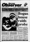 Harrow Observer Thursday 22 November 1990 Page 1