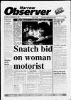 Harrow Observer Thursday 06 December 1990 Page 1