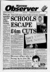 Harrow Observer Thursday 21 February 1991 Page 1