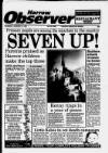 Harrow Observer Thursday 02 January 1992 Page 1