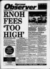 Harrow Observer Thursday 28 May 1992 Page 1