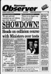 Harrow Observer Thursday 14 January 1993 Page 1