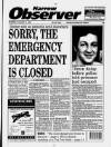 Harrow Observer Thursday 12 August 1993 Page 1