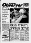 Harrow Observer Thursday 26 August 1993 Page 1