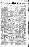Folkestone Express, Sandgate, Shorncliffe & Hythe Advertiser Saturday 15 August 1868 Page 1