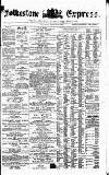 Folkestone Express, Sandgate, Shorncliffe & Hythe Advertiser Saturday 13 August 1870 Page 1