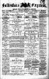 Folkestone Express, Sandgate, Shorncliffe & Hythe Advertiser Saturday 14 July 1877 Page 1