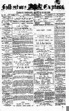 Folkestone Express, Sandgate, Shorncliffe & Hythe Advertiser Saturday 26 January 1878 Page 1