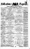 Folkestone Express, Sandgate, Shorncliffe & Hythe Advertiser Saturday 16 October 1880 Page 1