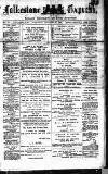 Folkestone Express, Sandgate, Shorncliffe & Hythe Advertiser Saturday 22 January 1881 Page 1