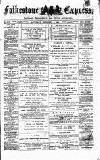 Folkestone Express, Sandgate, Shorncliffe & Hythe Advertiser Saturday 05 February 1881 Page 1