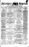 Folkestone Express, Sandgate, Shorncliffe & Hythe Advertiser Saturday 23 February 1884 Page 1