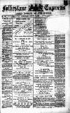 Folkestone Express, Sandgate, Shorncliffe & Hythe Advertiser Saturday 07 March 1885 Page 1