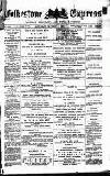 Folkestone Express, Sandgate, Shorncliffe & Hythe Advertiser Saturday 01 January 1887 Page 1