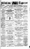 Folkestone Express, Sandgate, Shorncliffe & Hythe Advertiser Wednesday 04 January 1888 Page 1