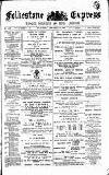 Folkestone Express, Sandgate, Shorncliffe & Hythe Advertiser Saturday 05 January 1889 Page 1