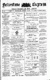 Folkestone Express, Sandgate, Shorncliffe & Hythe Advertiser Wednesday 30 January 1889 Page 1