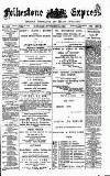 Folkestone Express, Sandgate, Shorncliffe & Hythe Advertiser Saturday 02 November 1889 Page 1